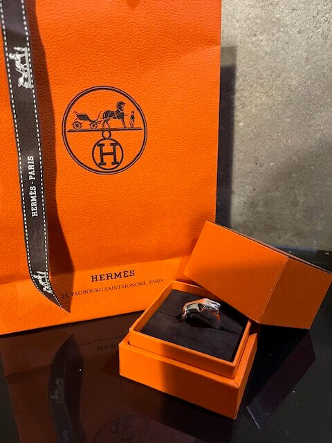 エルメスのギャロップリングとラッピング